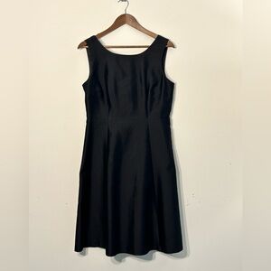 Talbots Black Sleeveless Fit & Flare Dress Size 8
